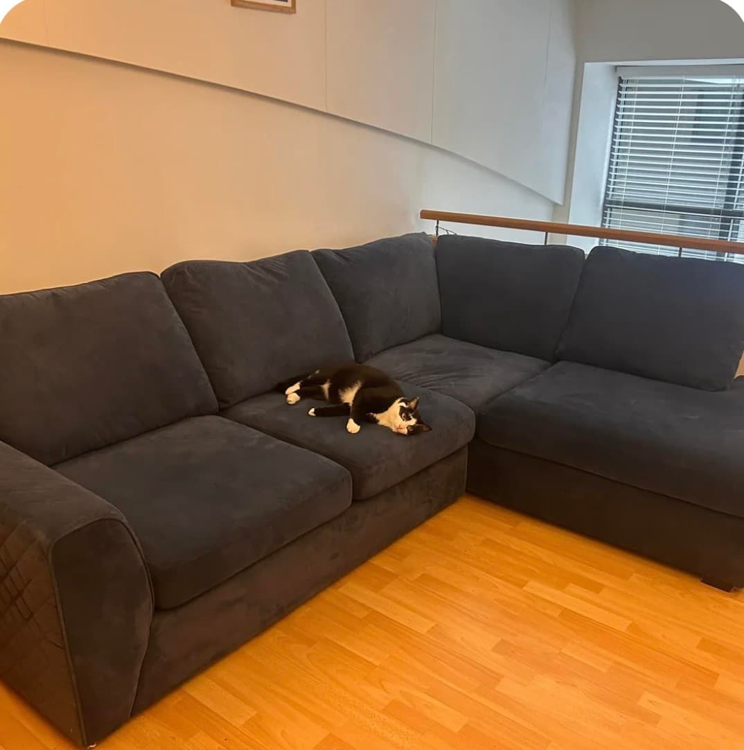 Sofa bought by Kerri Cunningham