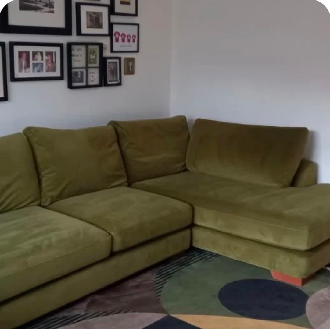 Sofa bought by Bekki McGuire
